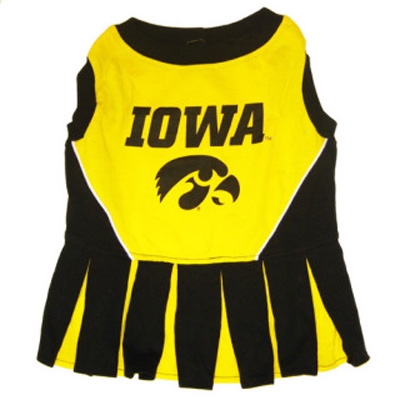 Iowa Hawkeyes Dog Cheerleader Costume