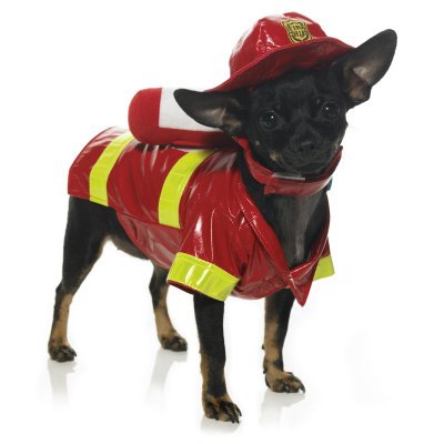 Fireman Halloween Dog Costume