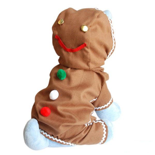 Gingerbread Man Dog Costume