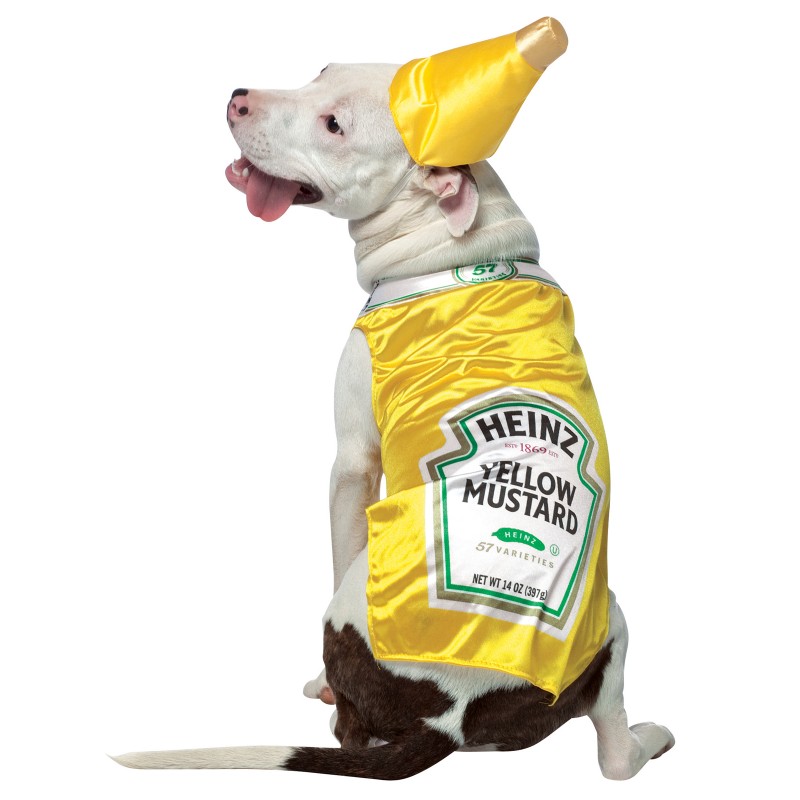 Heinz Mustard Halloween Dog Costume