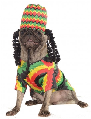 Rasta Jamaican Costume For Dogs