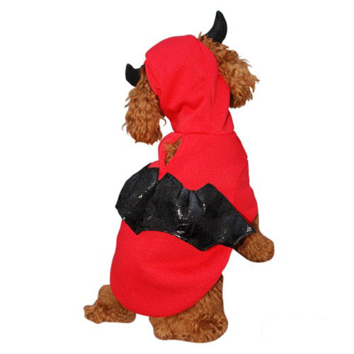 Red Devil Bat Dog Costume